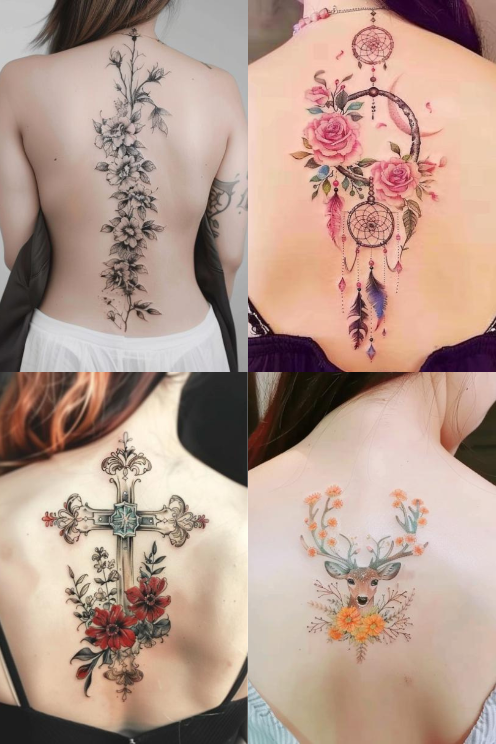 back tattoos for women