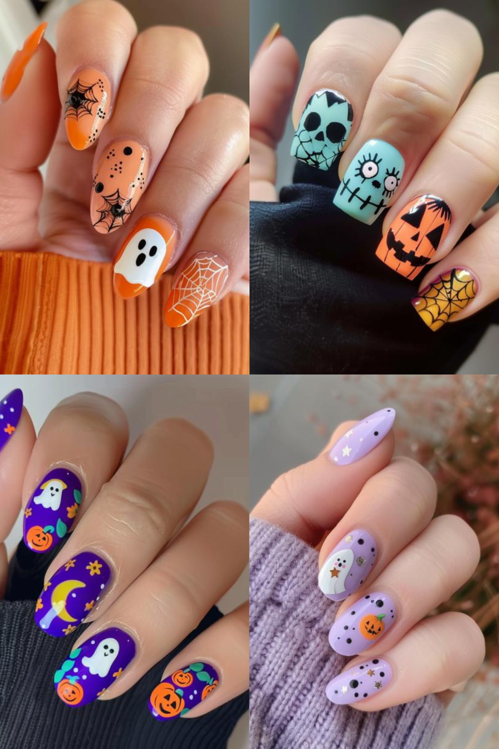 short Halloween nail ideas