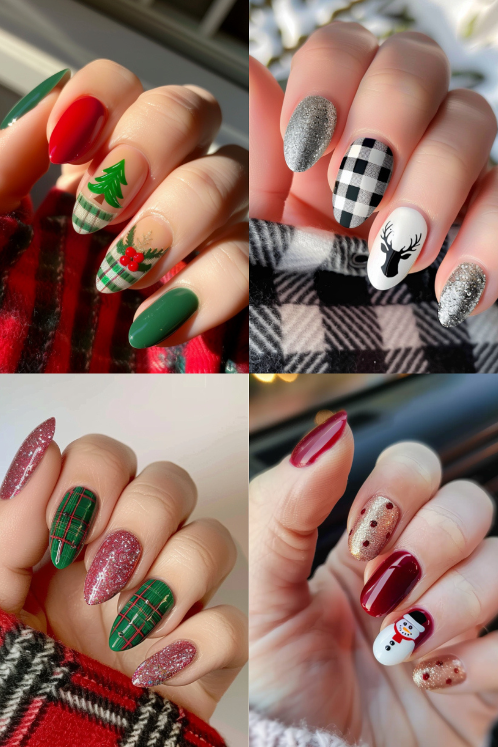 short christmas nails