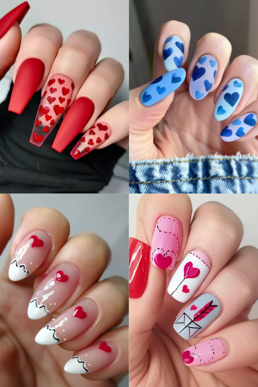 valentine's day nails 2025