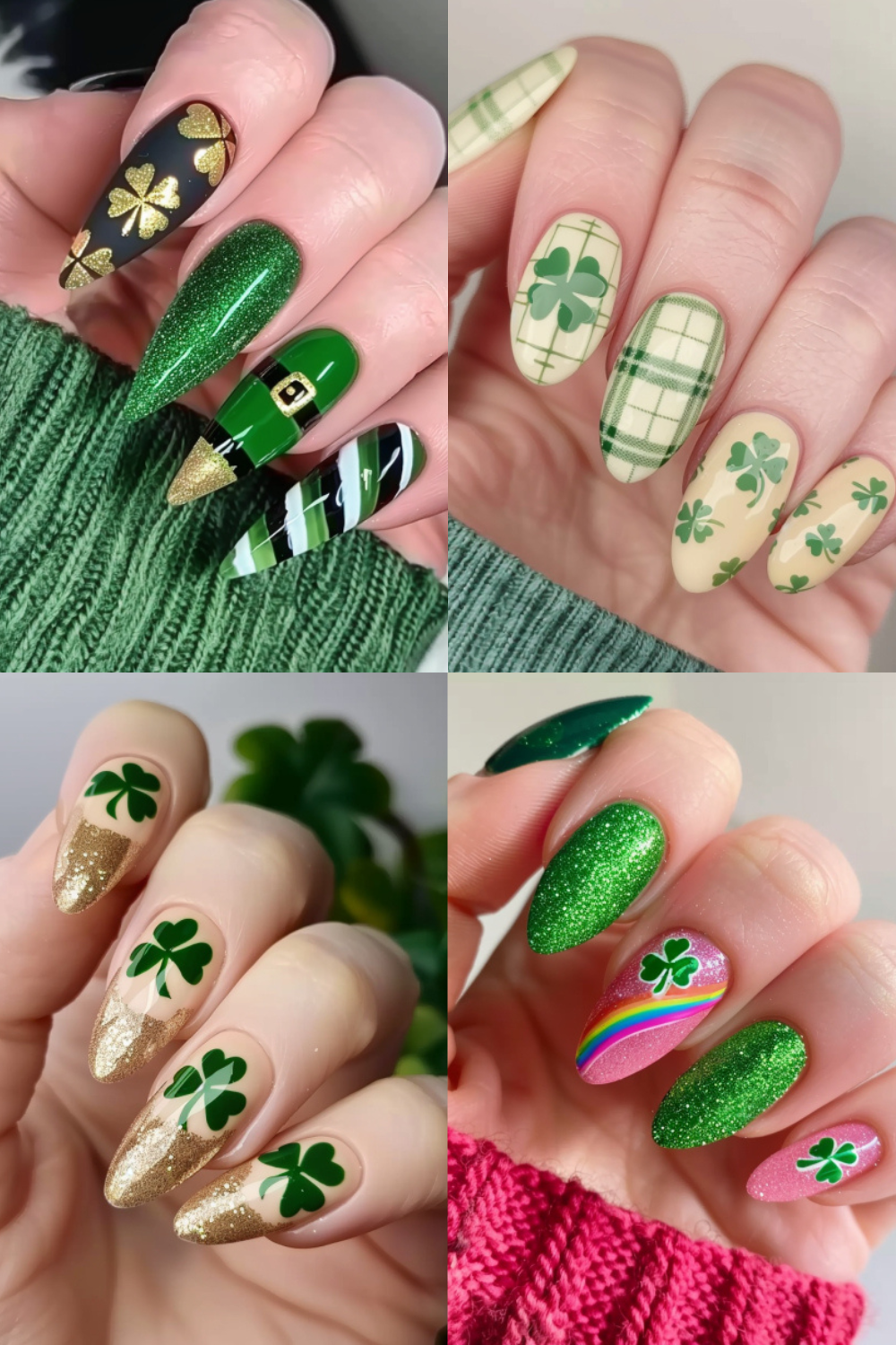 NIL st. patricks day nails