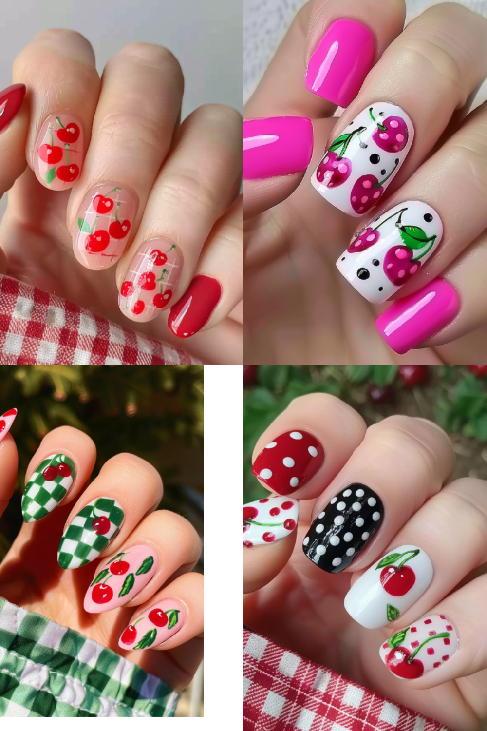 cherry nails ideas