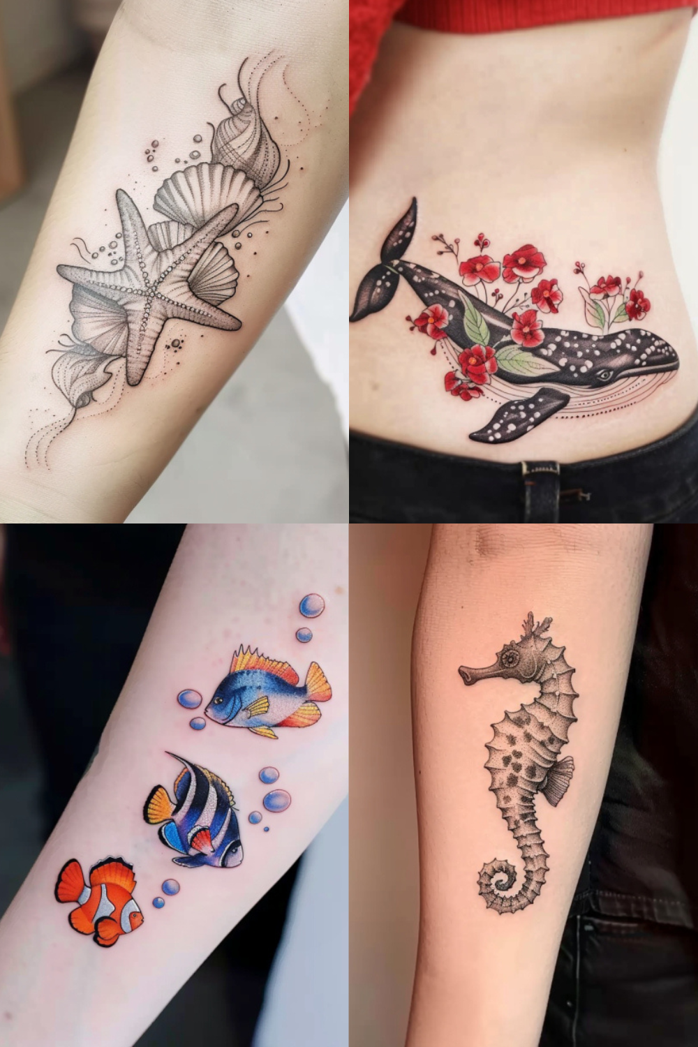 ocean animal tattoos