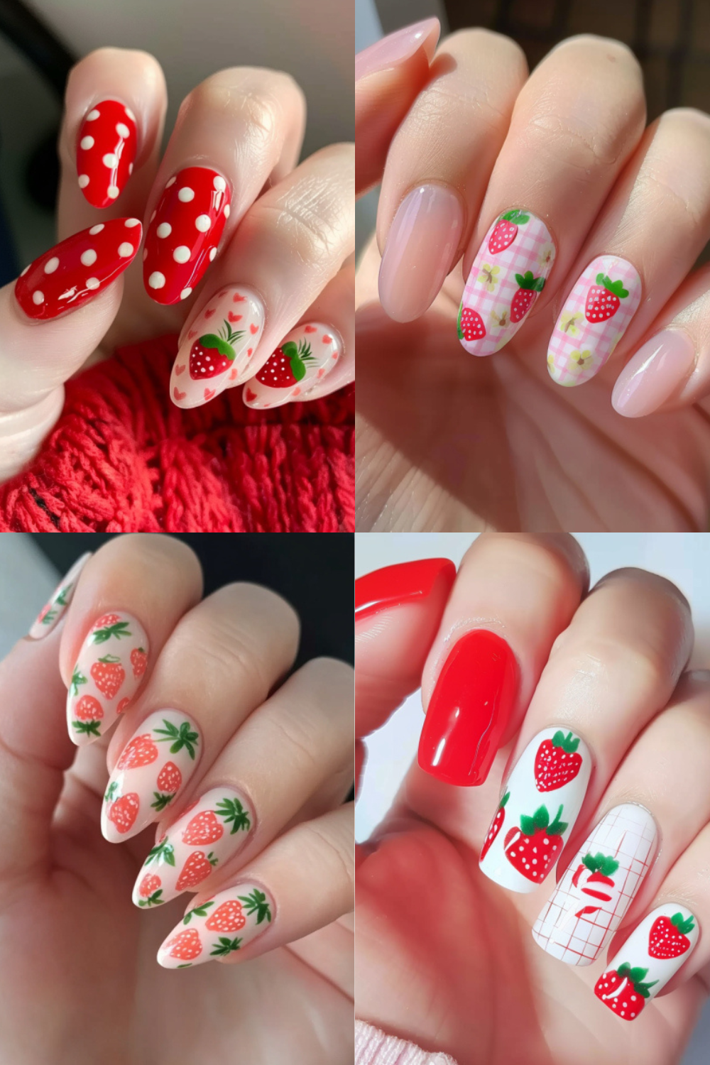 strawberry nails ideas